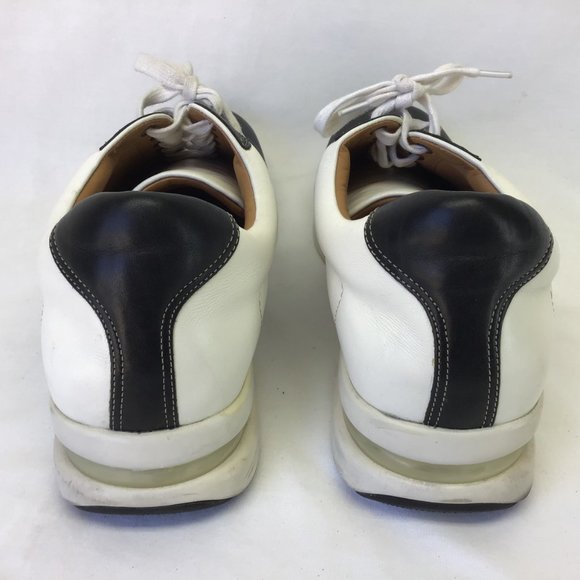 Cole Haan Men Leather White Black Shoes 14M - Picture 6 of 11
